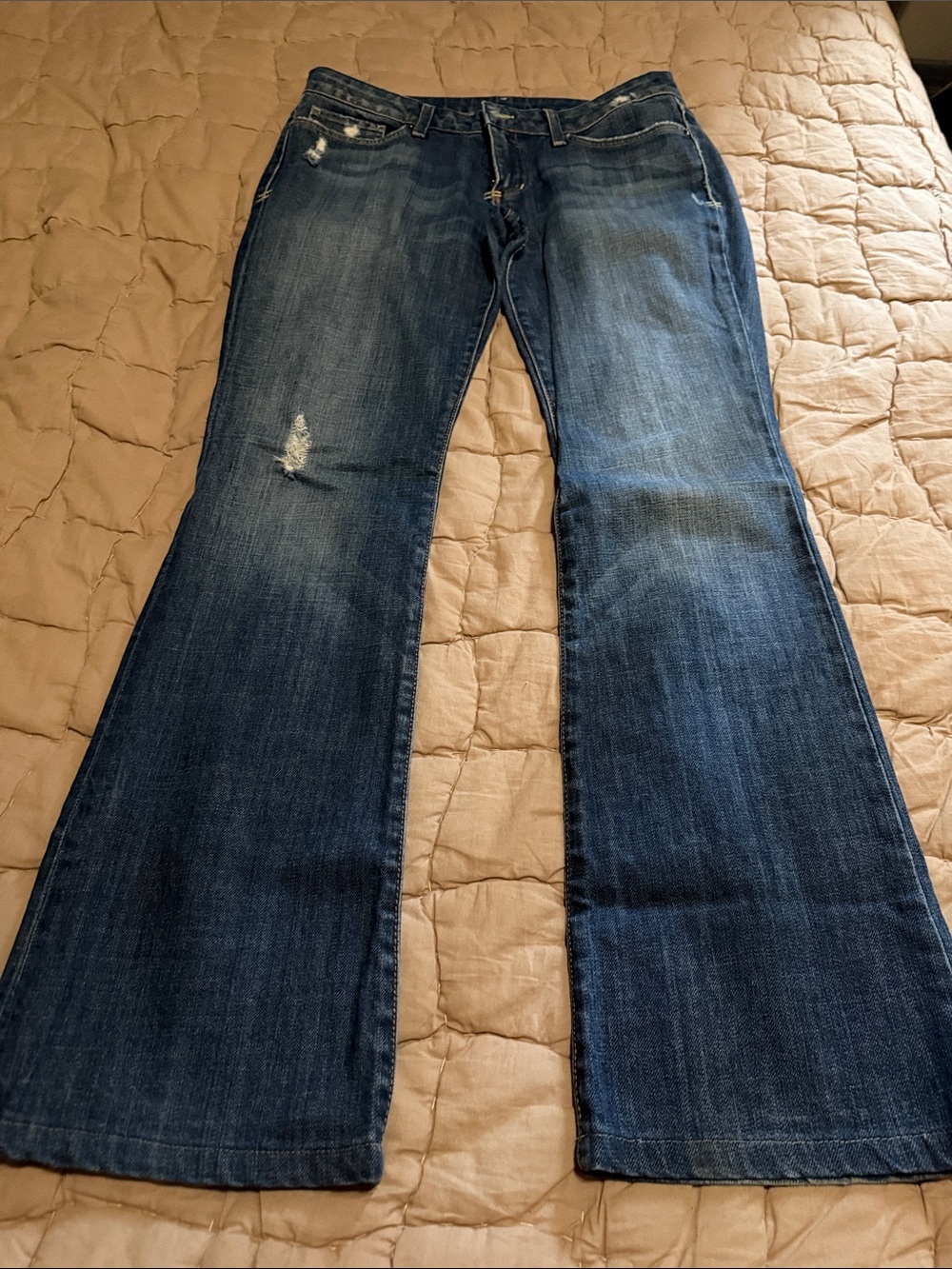 People’s liberation Women’s Dark Blue Flared Jeans - Classic Denim